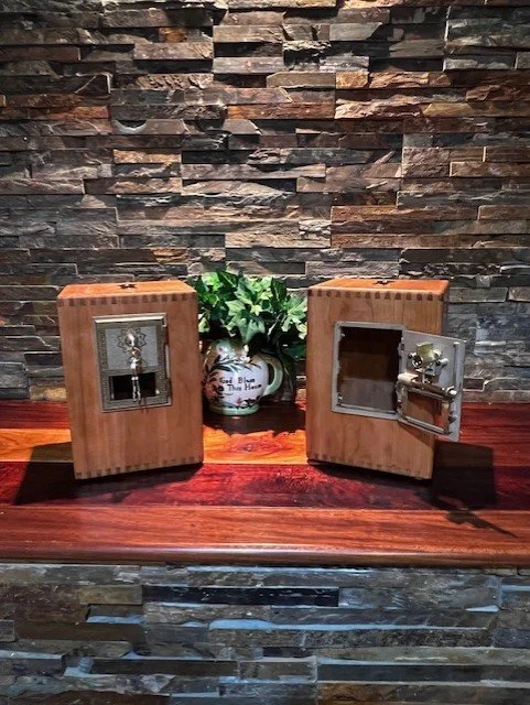 Vintage USPS Wooden Bank Lock Box