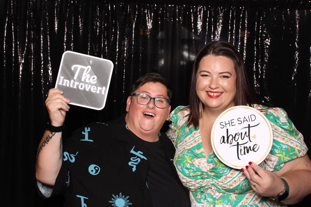 Kathryn and Heidi&rsquo;s Engagement 🥳  #newcastlephotobooths #openbooths #huntervalleyweddings #newcastleweddings #centralcoastweddings