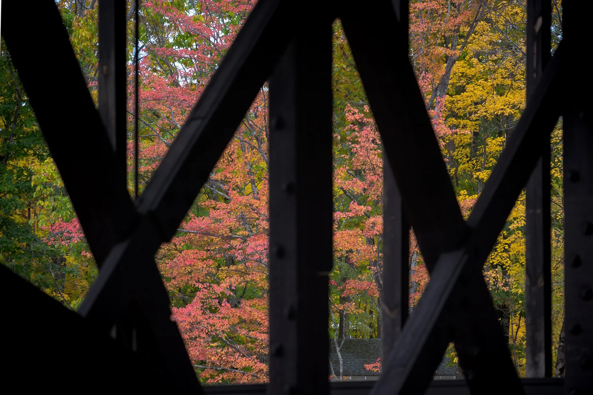 Historic Saco River Covered Bridge, New Hampshire