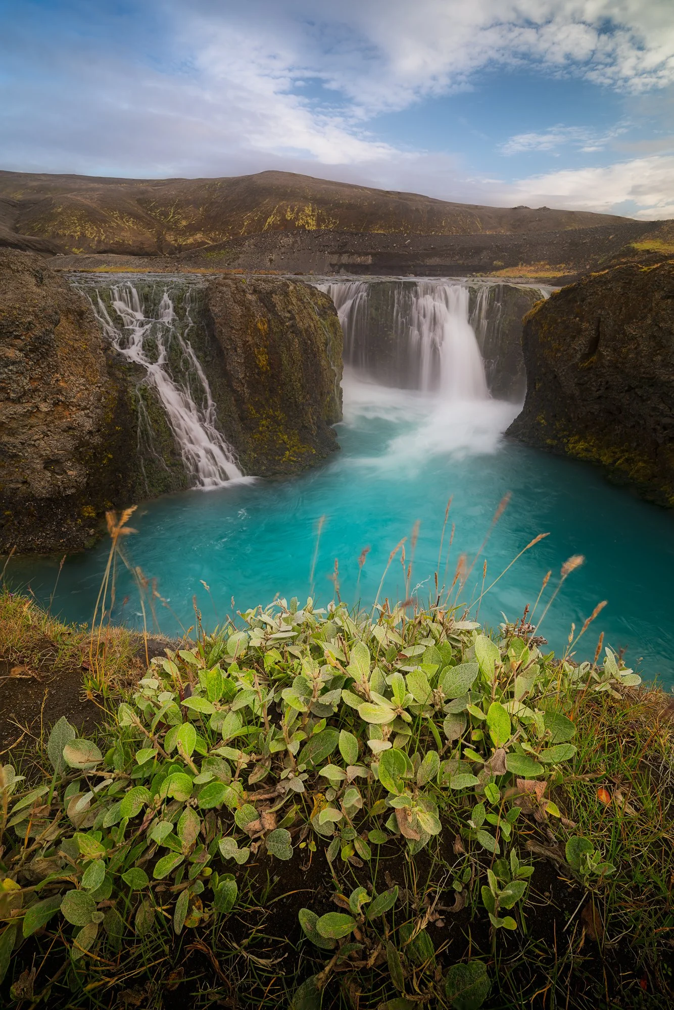 Highlands, Sigöldafoss, Iceland — 1663