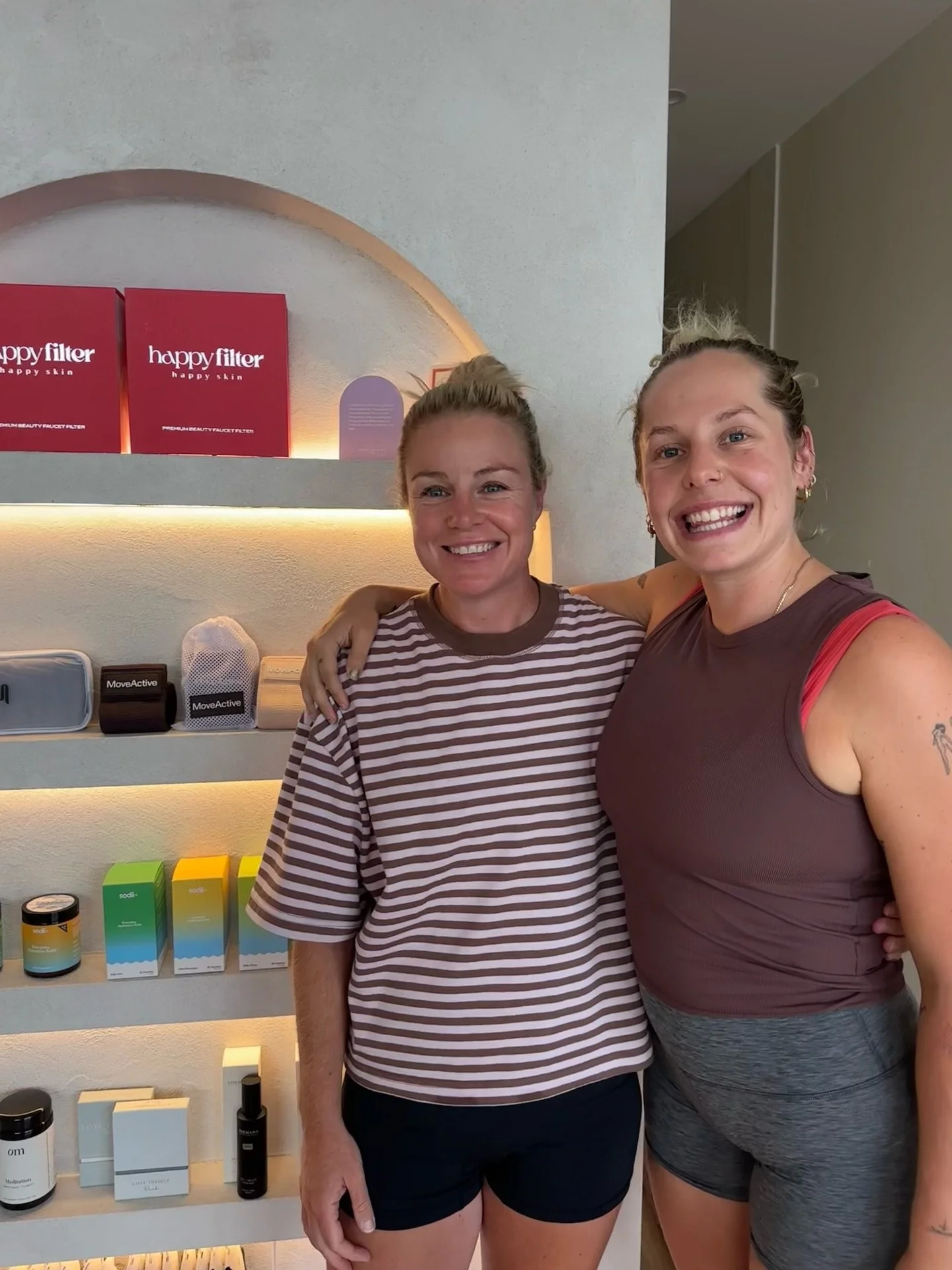 100 classes for our girl Am @amaleestivic 

Am started out with this little pocket rocket @mmollyedwards at her beach Pilates, after some of Mollys persuading Am started attending Mollys Tuesday nights every week, soon after that Am was attending all