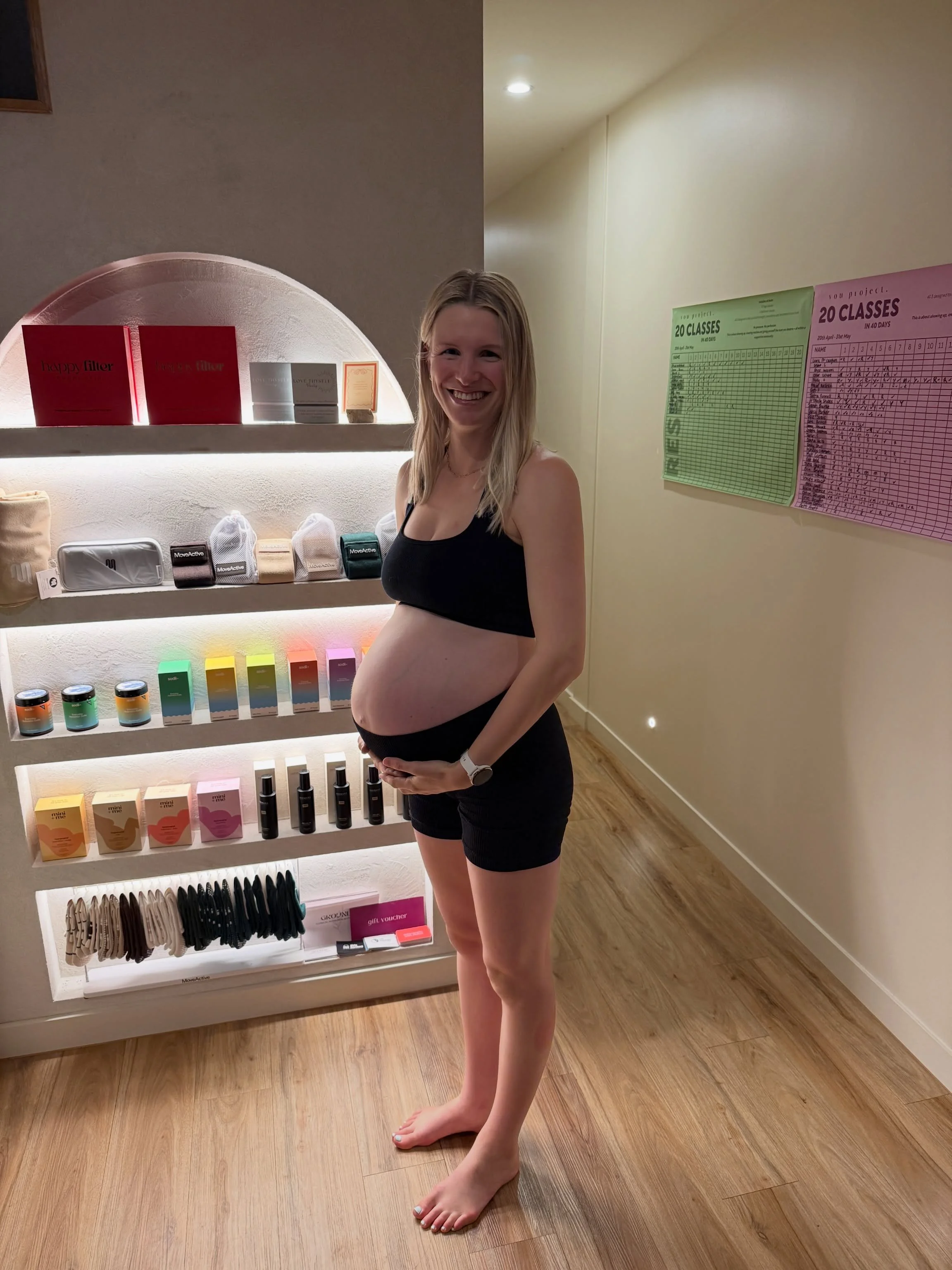 This beautiful human&rsquo;s last day today before she heads off on a very well deserved maternity leave 🤍

Our community &mdash; and us &mdash; are absolutely obsessed with you. There&rsquo;s a reason your classes are waitlisted every single week ?
