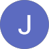 A blue circle with a white letter J in the center.