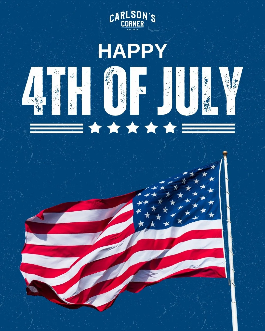 Happy 4th of July from Carlson's!! 🇺🇸🎆🎇
.
.
.
#4thJuly #Happy4th #USA #4thofJuly #America