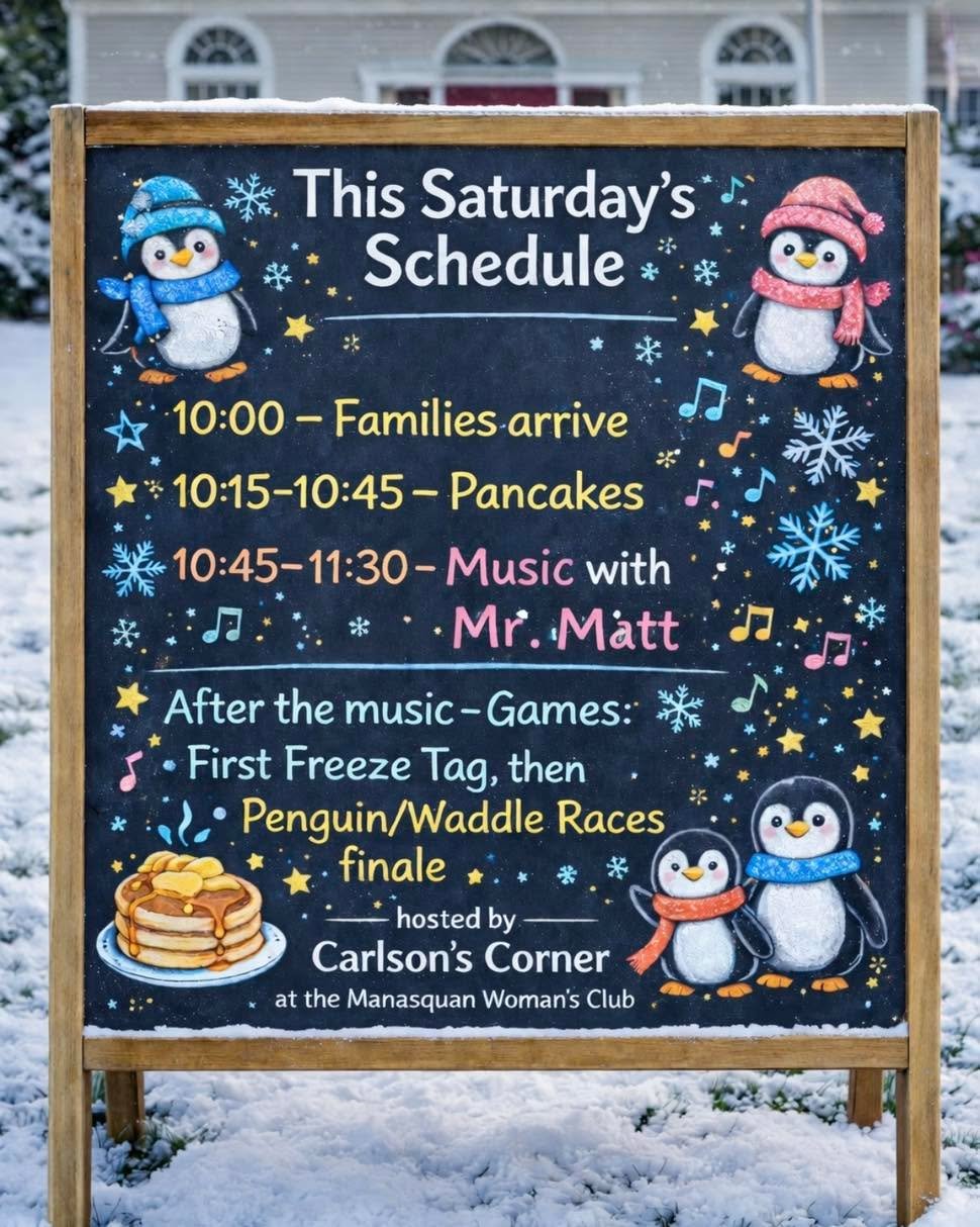 From pancakes to penguin races 🐧🥞

Here&rsquo;s the full schedule for Saturday with @mrmattmusic 

Come waddle with us &mdash; tickets in bio!