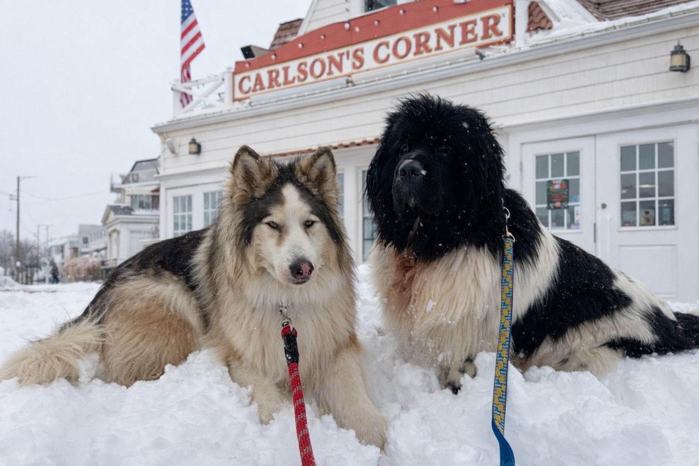 We&rsquo;ll see you at Carlson&rsquo;s Corner after we dig out and thaw out! ☕🐾