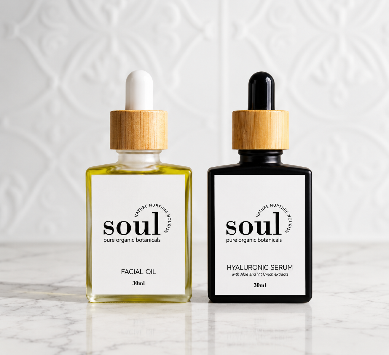 Hyaluronic Serum and Facial Oil Duo