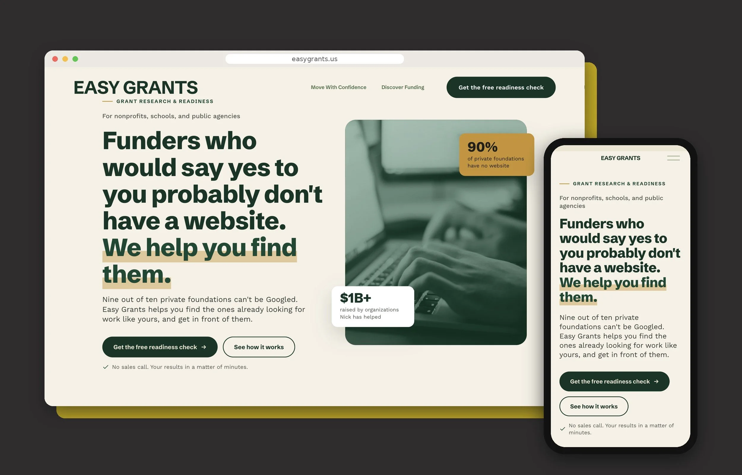 Launching Easy Grants