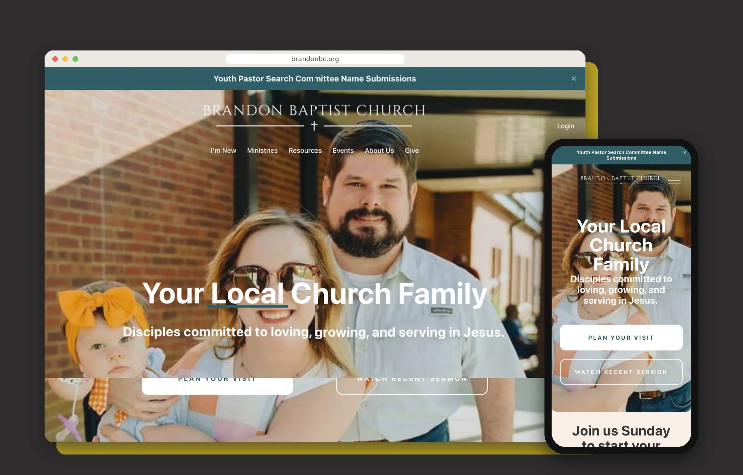 A Look at the Brandon Baptist Church Website