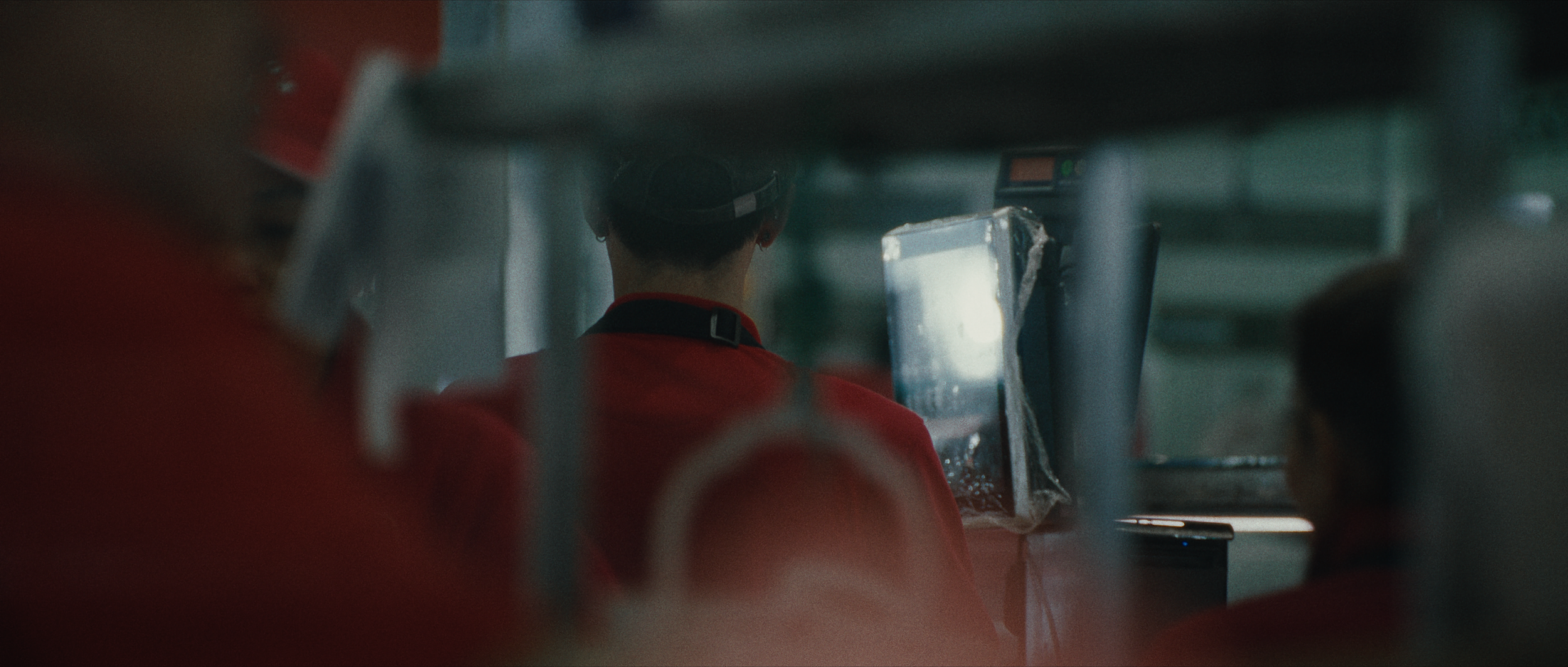 Emery Kaison working in Sydney Fish Markets in I'll Be There For You music video.