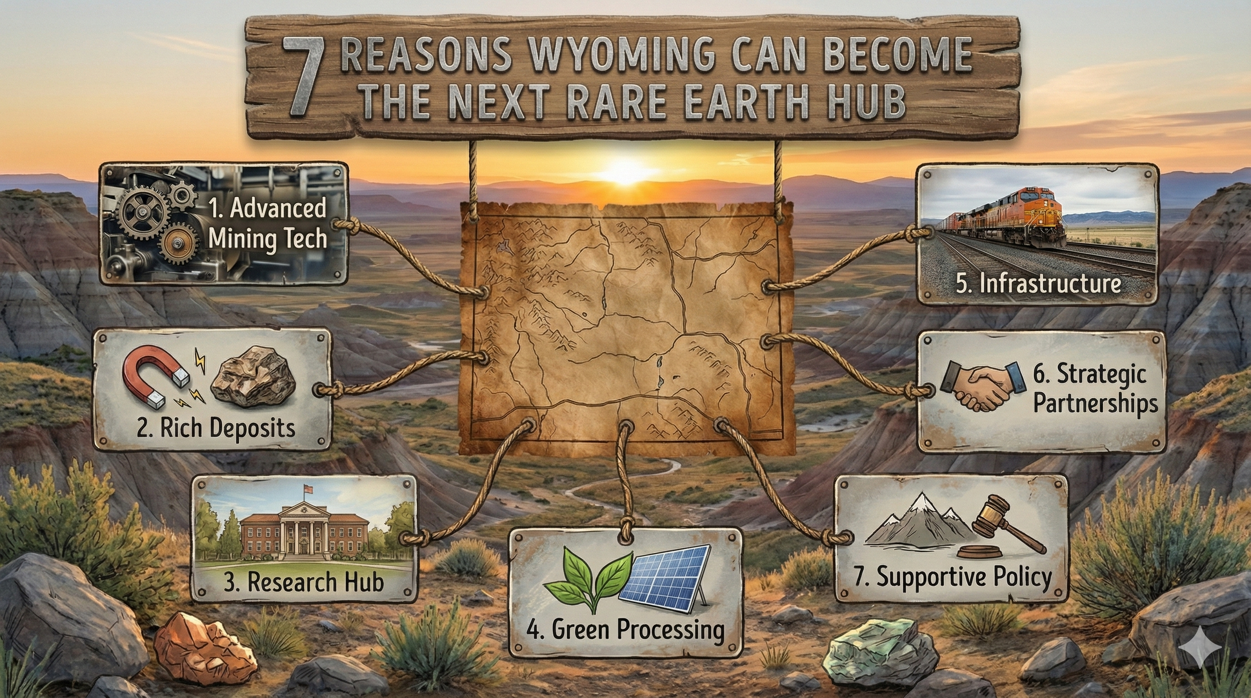 7 reasons Wyoming Can Become The Next Rare Earth Hub.