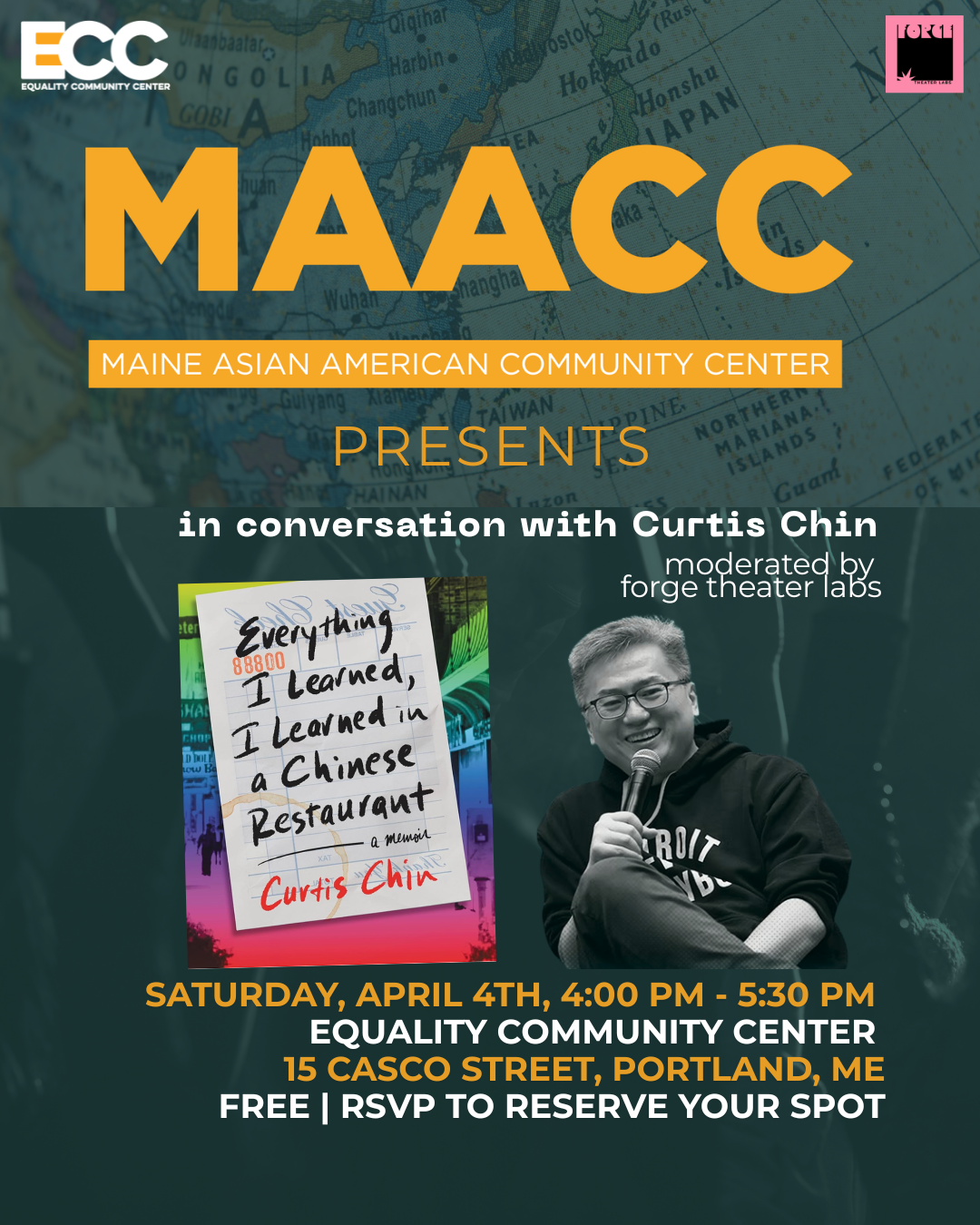 MAACC Presents "In Conversation with Curtis Chin" 
