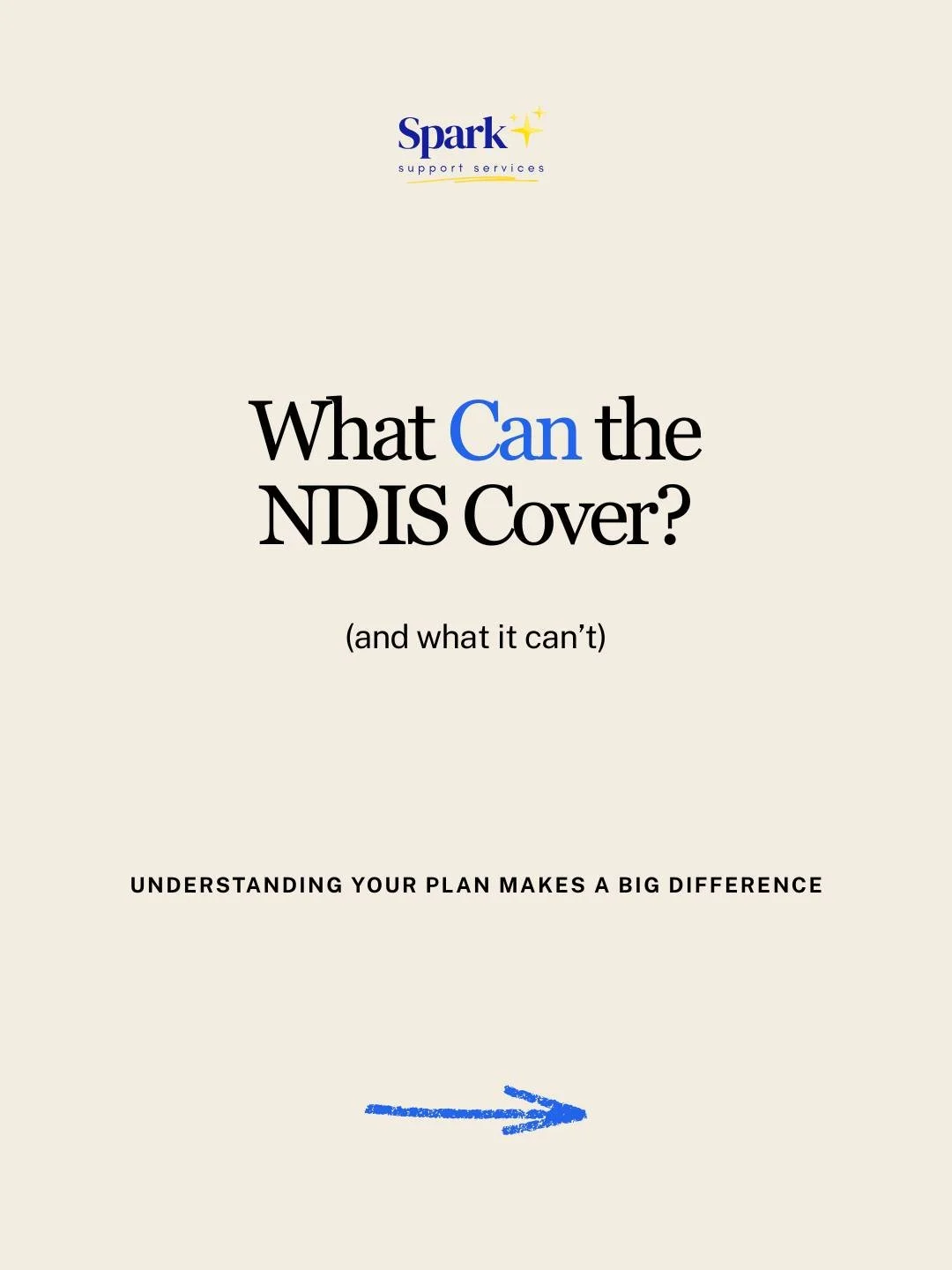 💡 What the NDIS Can and Can&rsquo;t Cover

The NDIS can be life-changing &mdash; but it doesn&rsquo;t cover everything. Understanding the difference can help you plan with confidence 💙

The NDIS may fund supports that are:
✅ Related to your disabil