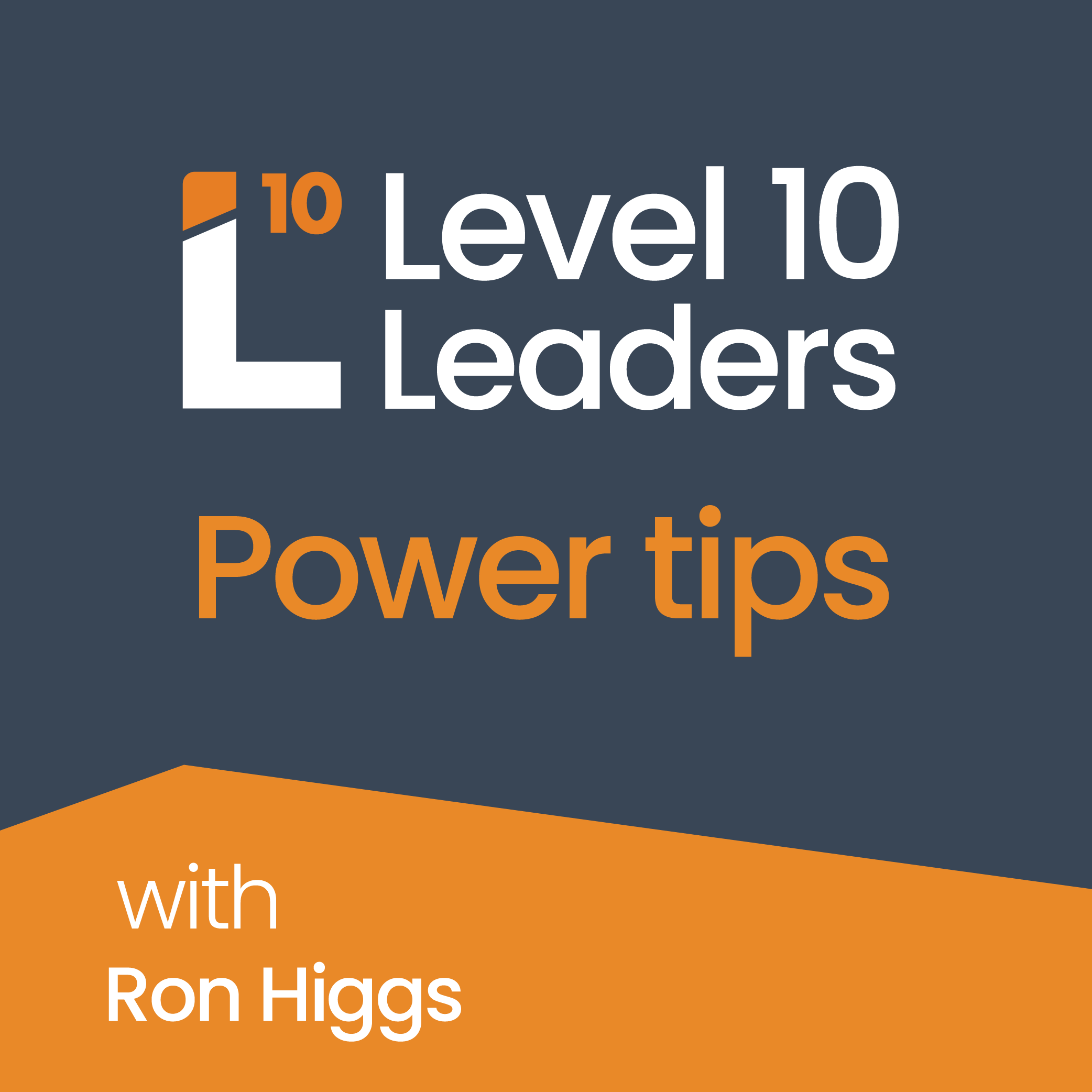 Power tip: "Visionary self-awareness: thinking out loud at work", Ron Higgs