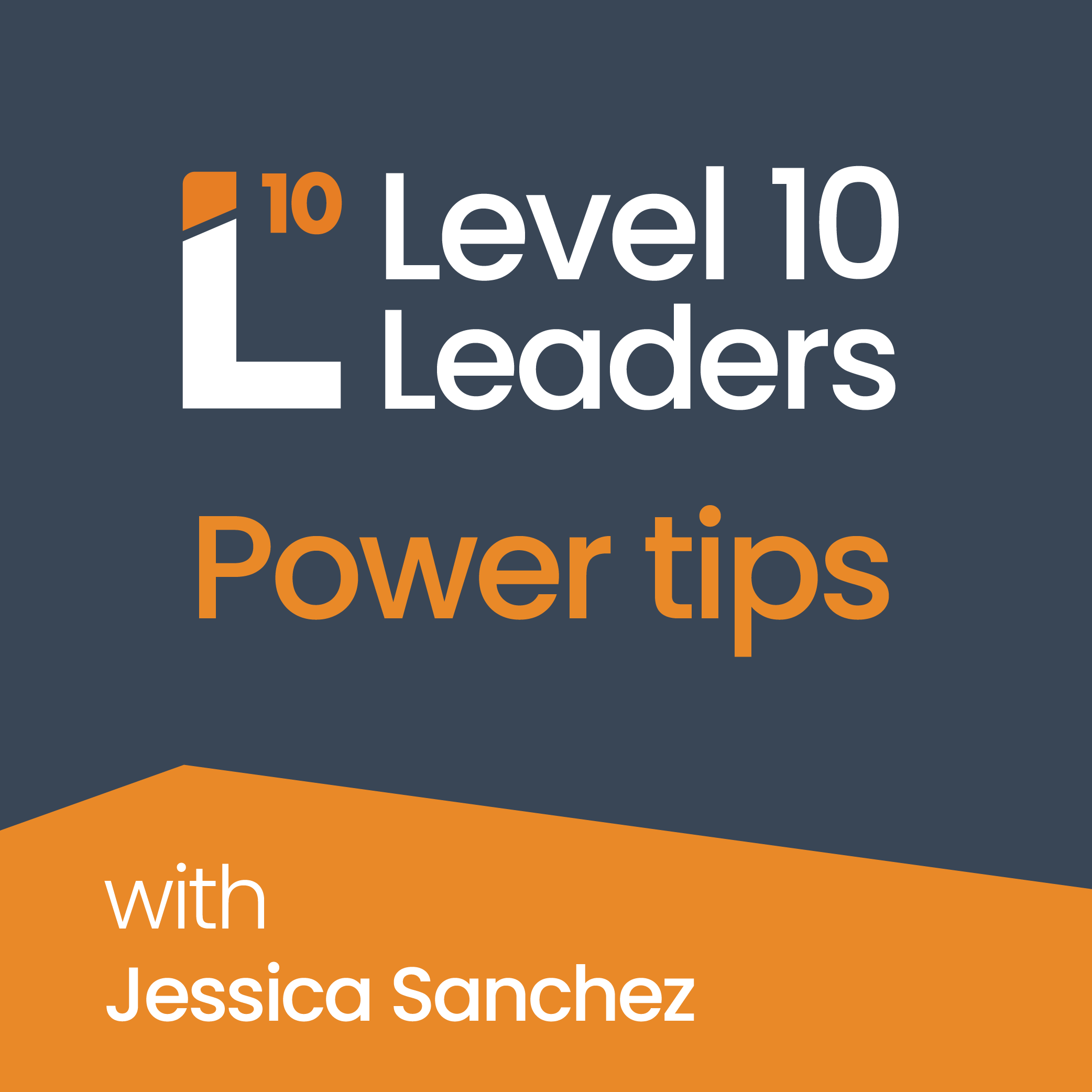 Power tip: "Moving from survival to systems," Jessica Sanchez
