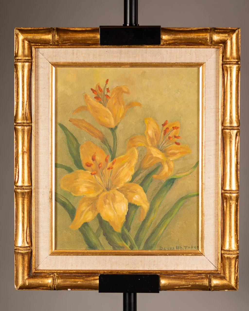 Original Painting of Yellow Lilies