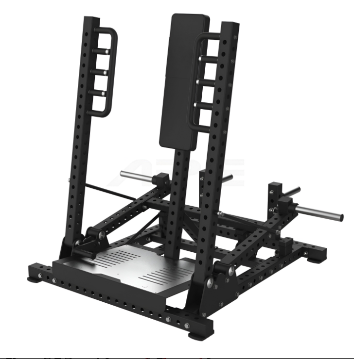 black vertical chest press