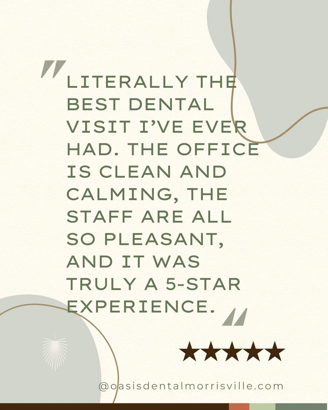 &ldquo;Literally the best dental visit I&rsquo;ve ever had.&rdquo; ✨ We love hearing feedback like this from our patients! Helping both kids and parents feel calm, confident, and cared for is what we&rsquo;re all about. 

Read more 5-star stories fro