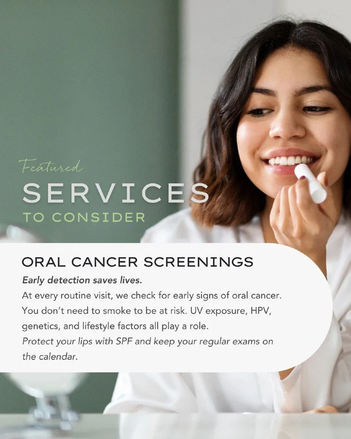 November is Mouth Cancer Action Month, a reminder of the importance of regular screenings. At Oasis Dental, we check for early signs of oral cancer at every visit to help keep you healthy.

Read the full blog at oasisdentalmorrisville.com.

#MouthCan