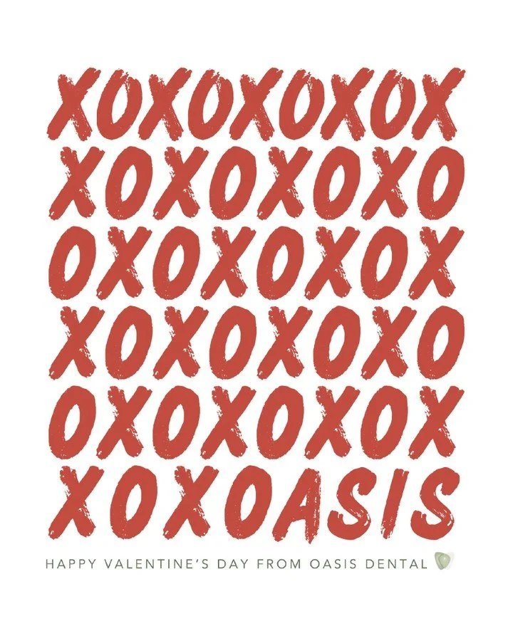Our love language? A healthy smile.
Happy Valentine's Day from Oasis Dental! 🤍

#HappyValentinesDay #ValentinesDay #XOXO #OasisDental #DentalLove #SmileMore #LoveYourSmile #HealthySmiles #DentistLife #ValentinesDay2026 #SpreadLove #SmileWithLove #De