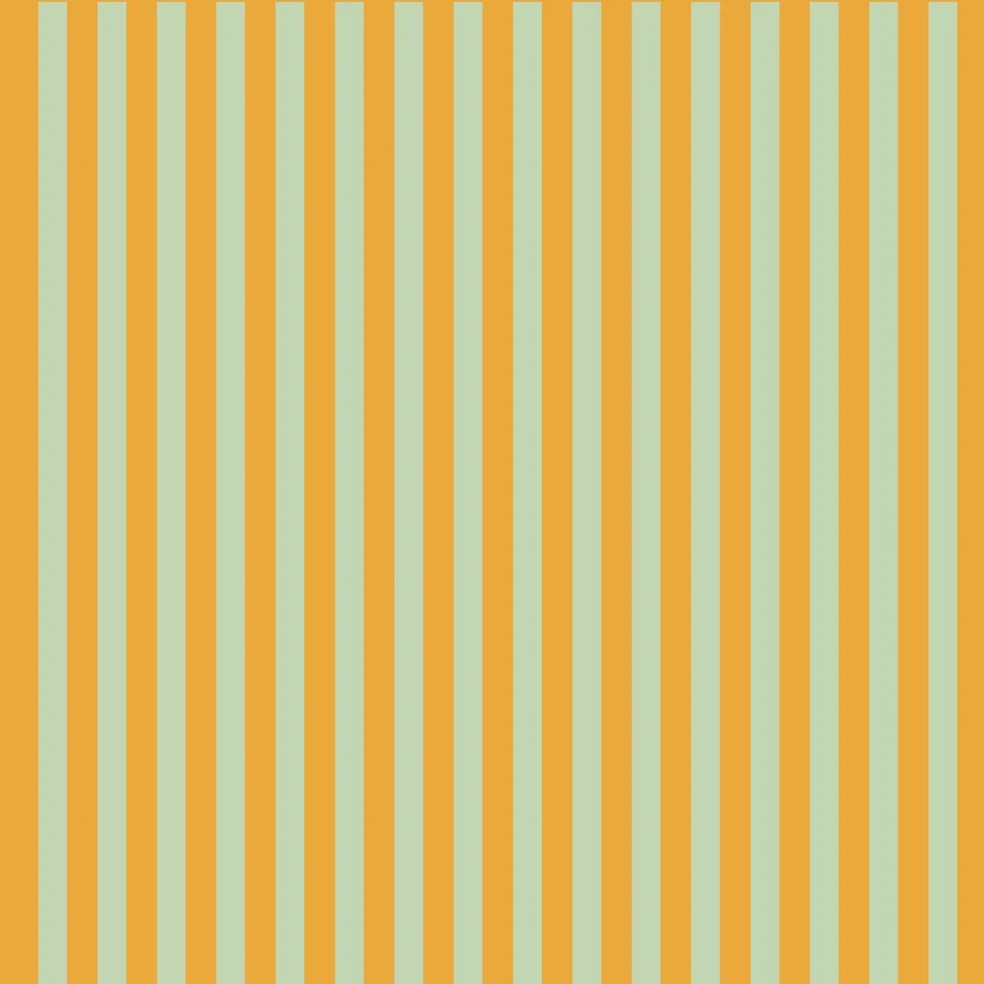 A pattern of alternating orange and beige vertical stripes.