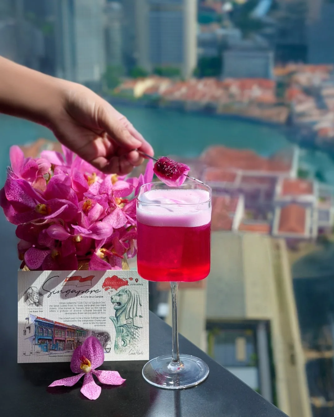 Celebrate National Day with SKAI Bar&rsquo;s cocktail duo of the month, Red Dragon &amp; White Dragon. Created by our very own Rozette, the cocktails reflect the spirit of Singapore through bold flavours and refined balance.

Red Dragon features Tang