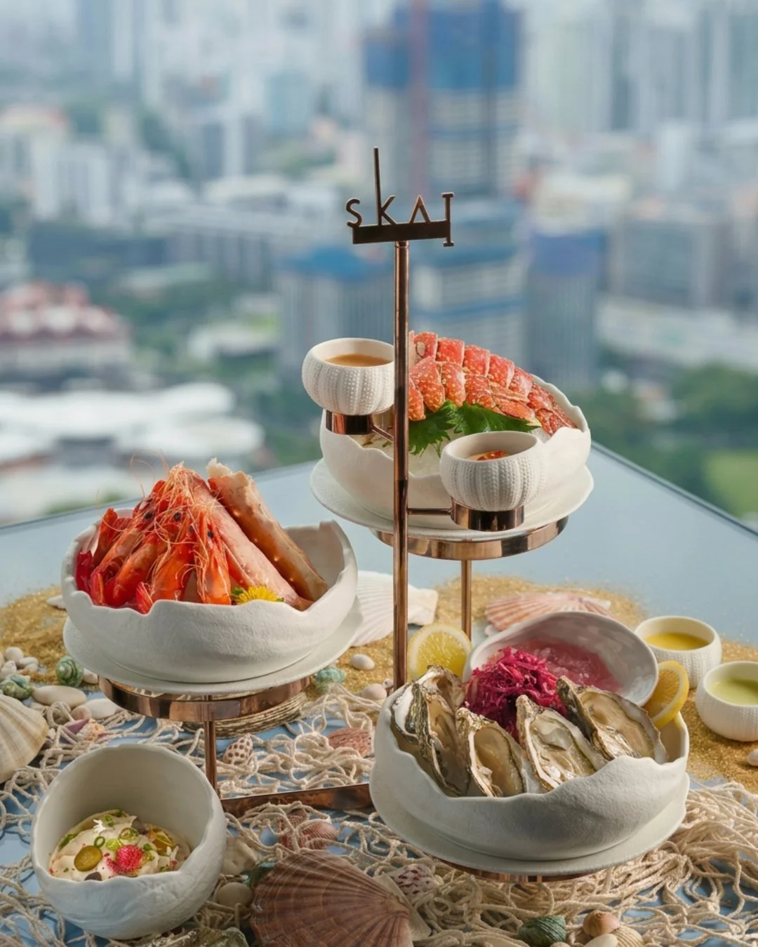 Embark on The Taste of Wonder at SKAI Bar, where an elevated dining experience unfolds against panoramic skyline views from Level 70 ✨

Available till 30 April, this specially curated menu invites you to indulge in a Seafood Tower for Two, followed b
