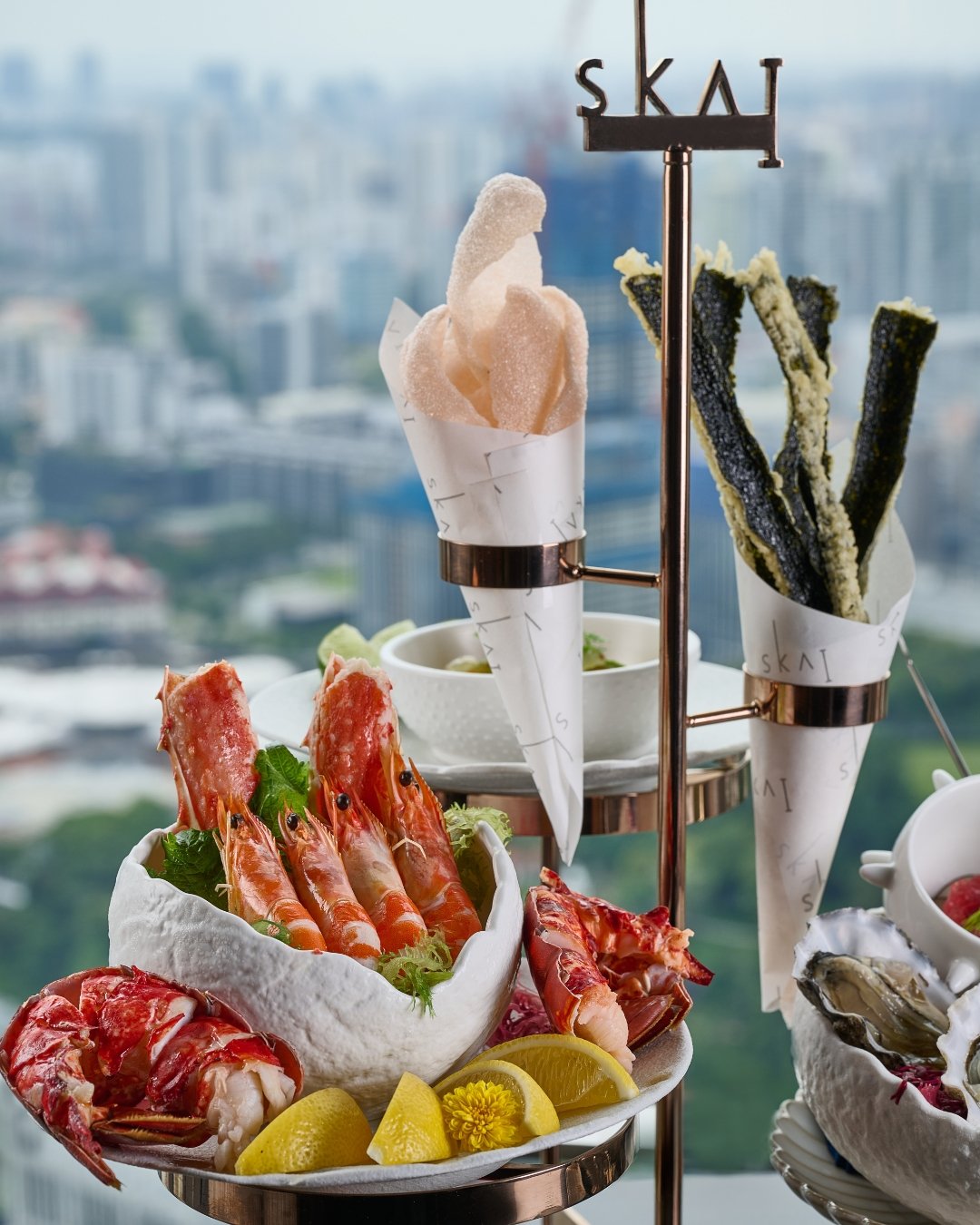 A Valentine&rsquo;s Day date with a view 💖

Step into an evening of romance at SKAI Bar, Level 70, where sparkling city lights set the mood for a truly elevated celebration.

Begin with a toast of Pommery Champagne, indulge in a decadent seafood tow