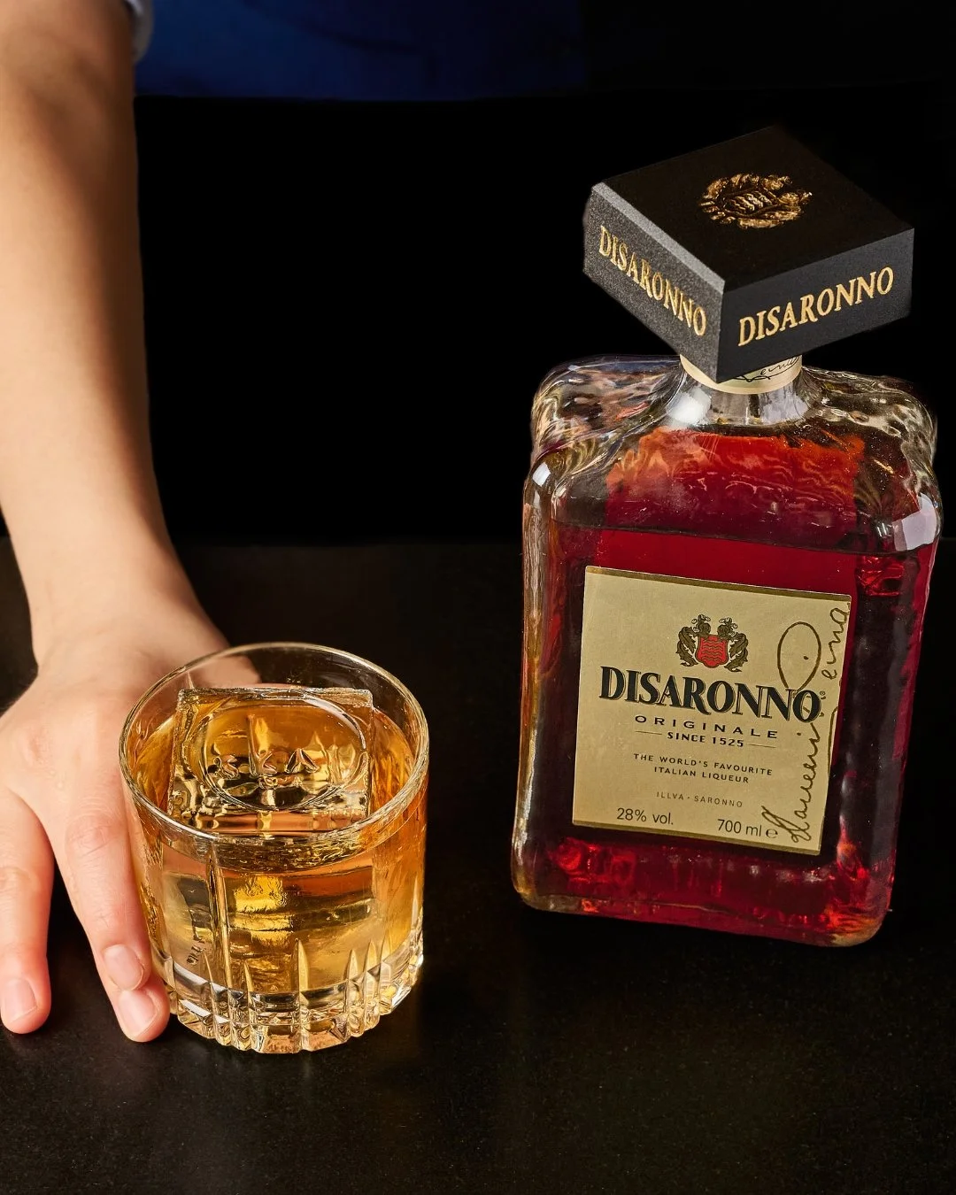 Three cocktails, one iconic spirit 🍸

Discover the Godfather &mdash; a bold blend of bourbon and Disaronno &mdash; alongside indulgent creations like the creamy Biscotti and the nutty Coco Amaretto Sour.

Each sip brings a different expression of ri