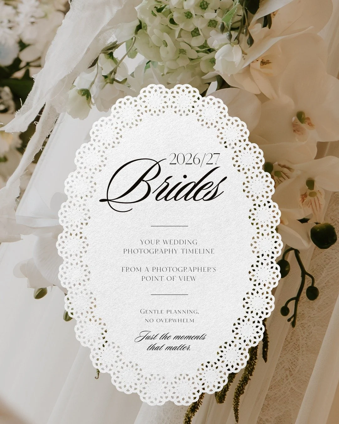 2026/2027 Brides... your time is coming and I'm ya gal here to let you know that planning your wedding doesn&rsquo;t have to feel overwhelming! 

From a photographer&rsquo;s perspective, the best days aren&rsquo;t the most perfect, they&rsquo;re the 