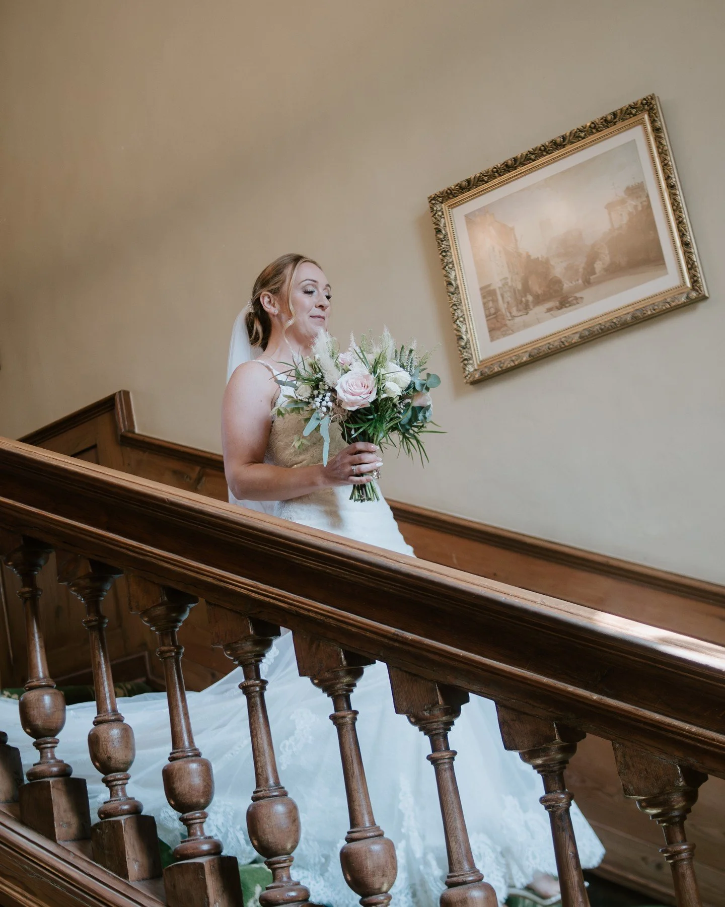 A couple of magical moments from M &amp; D 🤍
From that first walk down the stairs to get married, right through to the carefree fun during their couple portraits&hellip; this pair were everything. Just so easy, so natural, and full of those little m