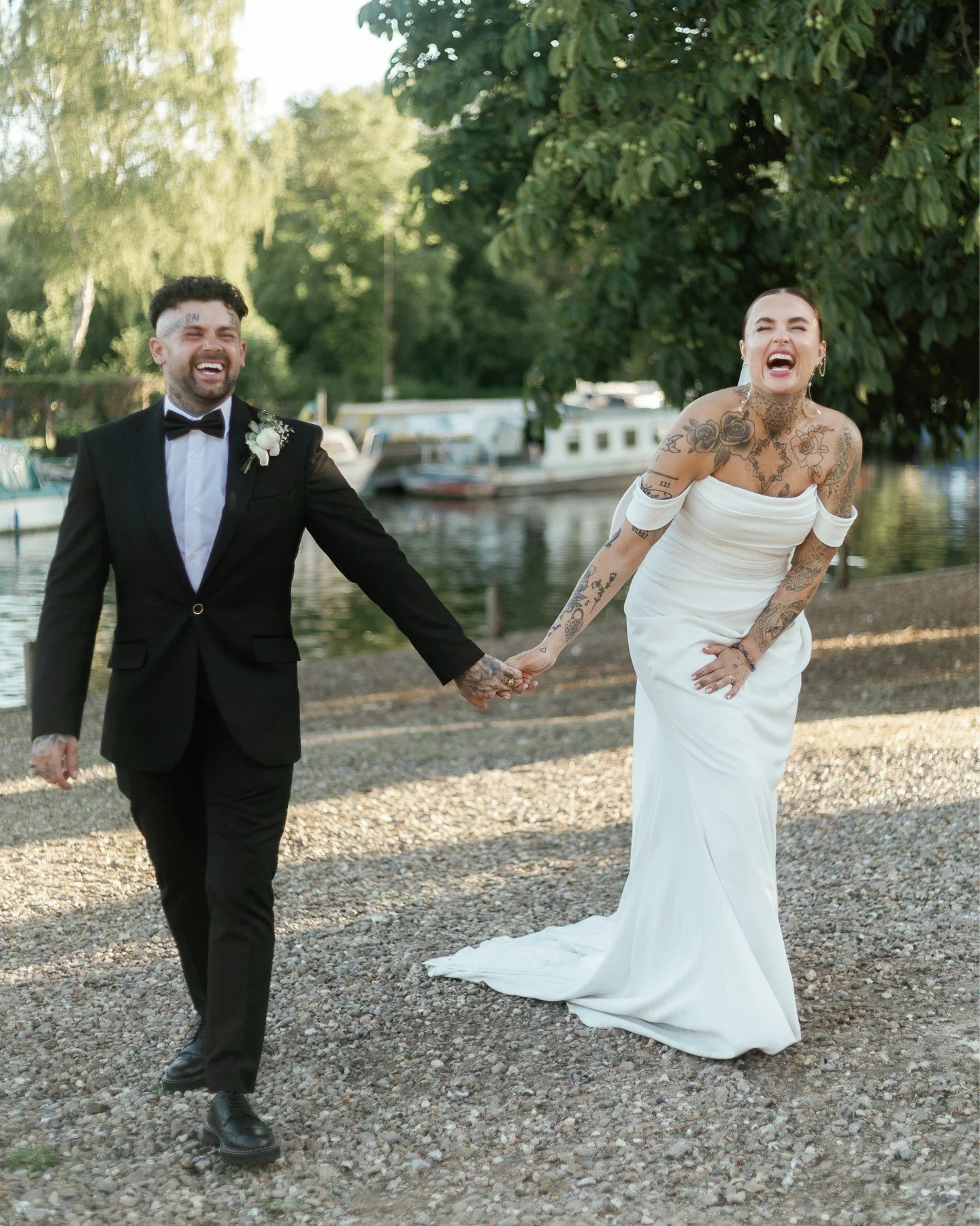 T + J 🤍 Possibly the liveliest wedding I&rsquo;ve ever done&hellip; from start to finish it was just on. And the couple portraits? Pair of models honestly.

Real laughs, real love&hellip; and yes, I definitely welled up at the speeches. One of those