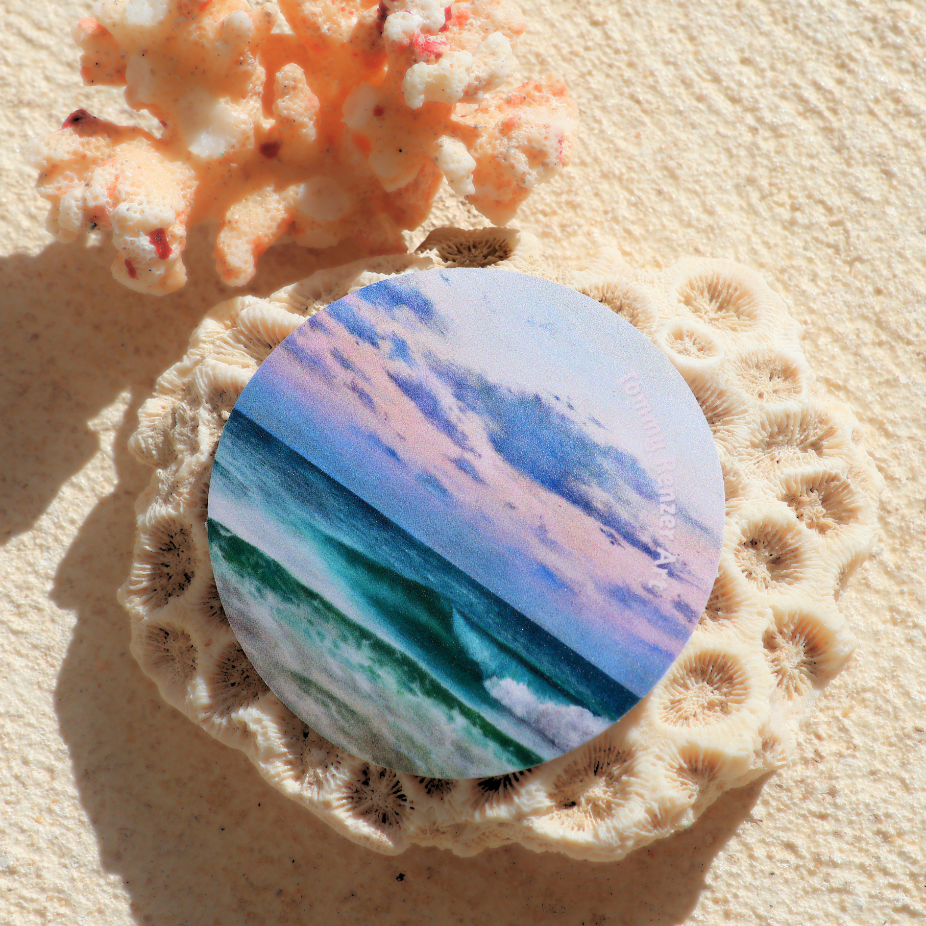 'Sunrise by the Beach' Sticker
