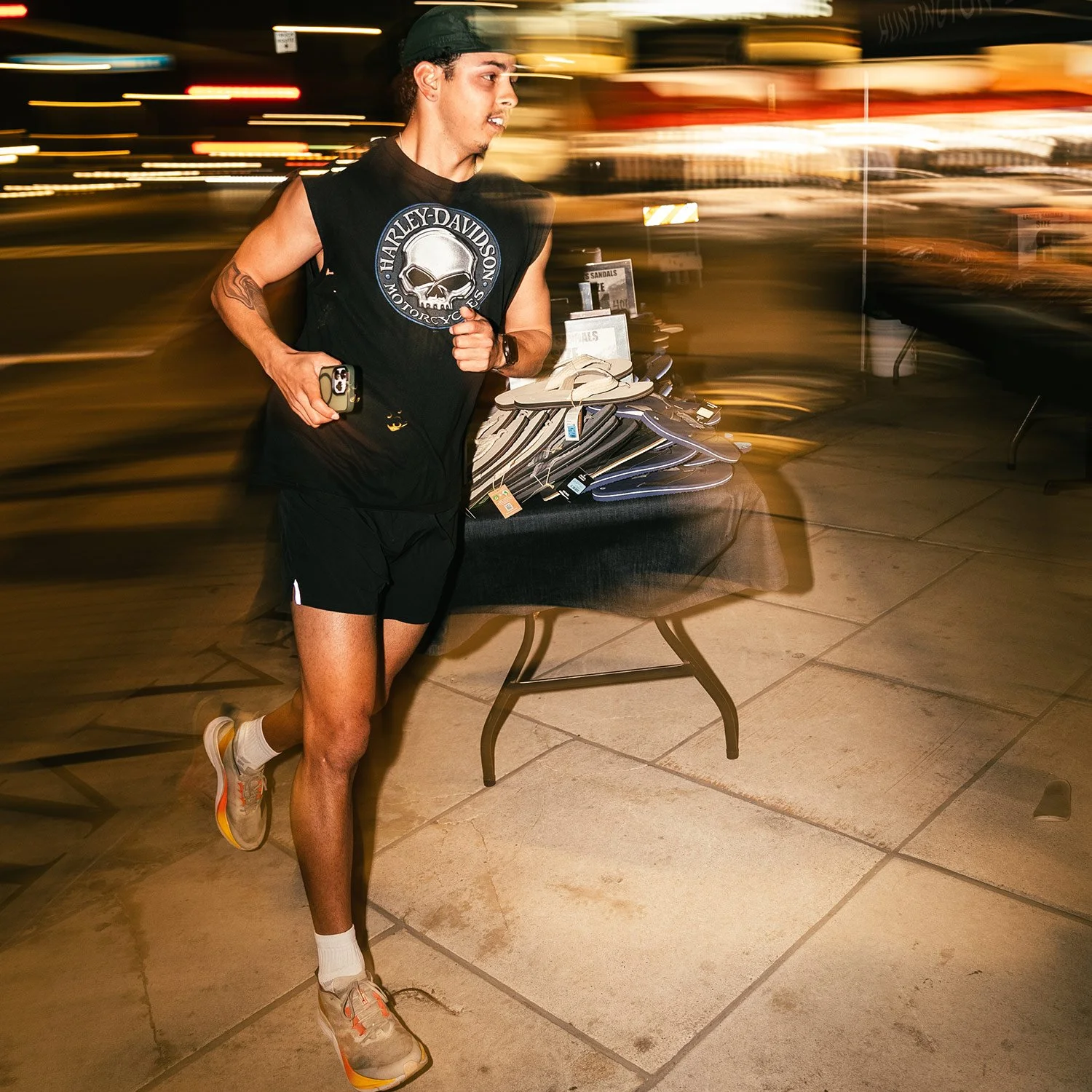 Shadow Strike runner races off to the next checkpoint.