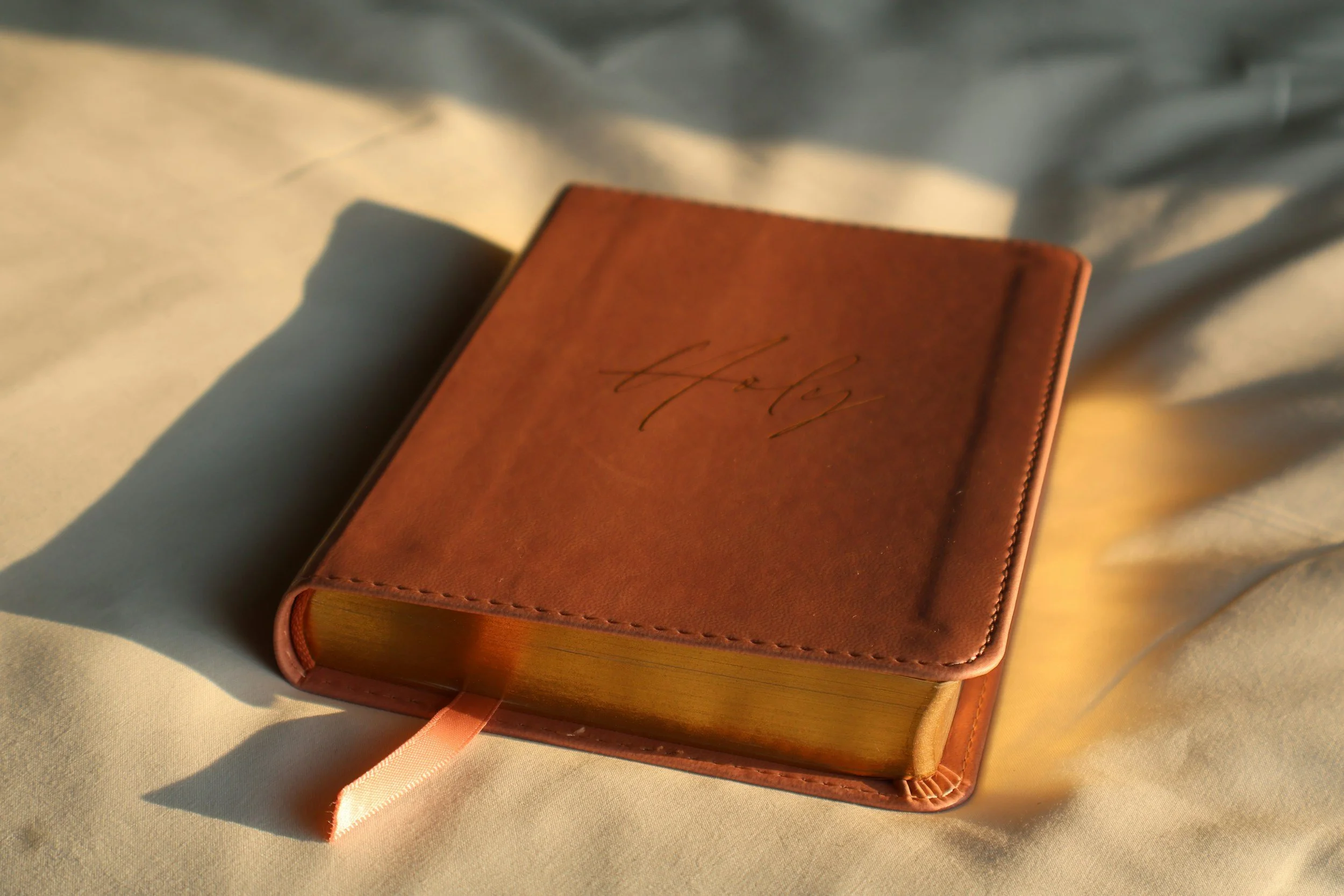 Bible referencing Luke 24 for walk to emmaus journey