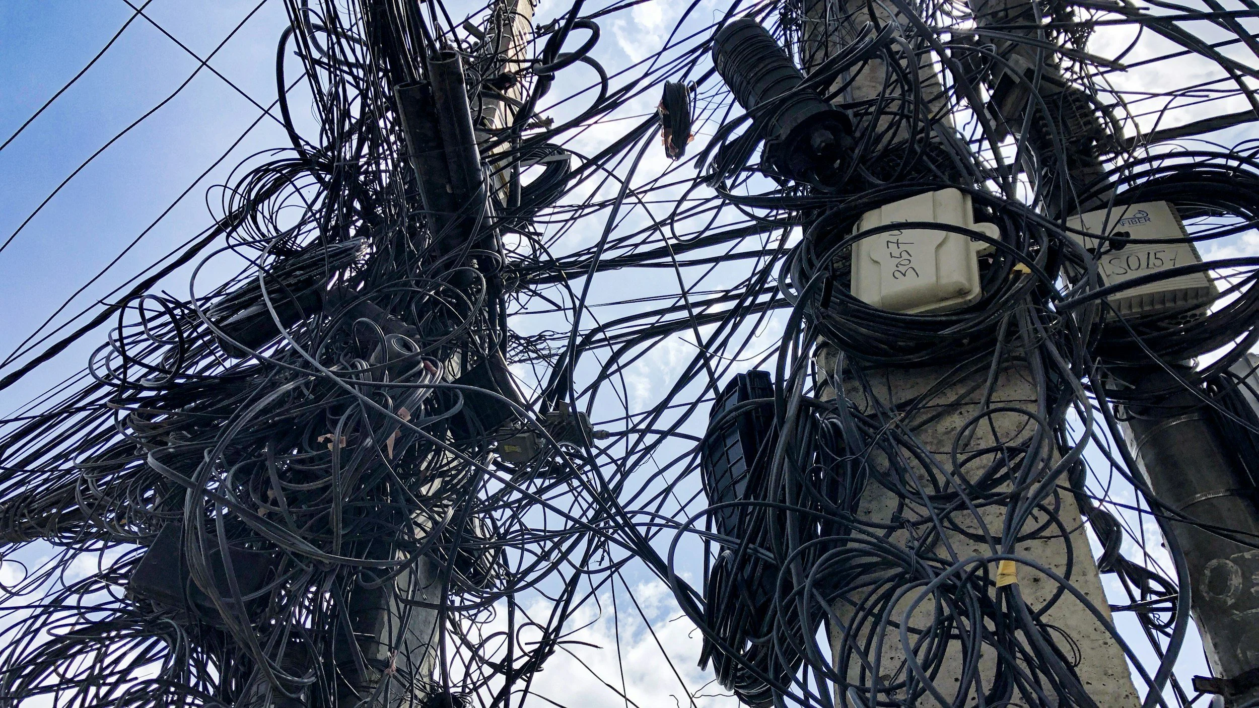 Messy wires that represent what grief may feel like
