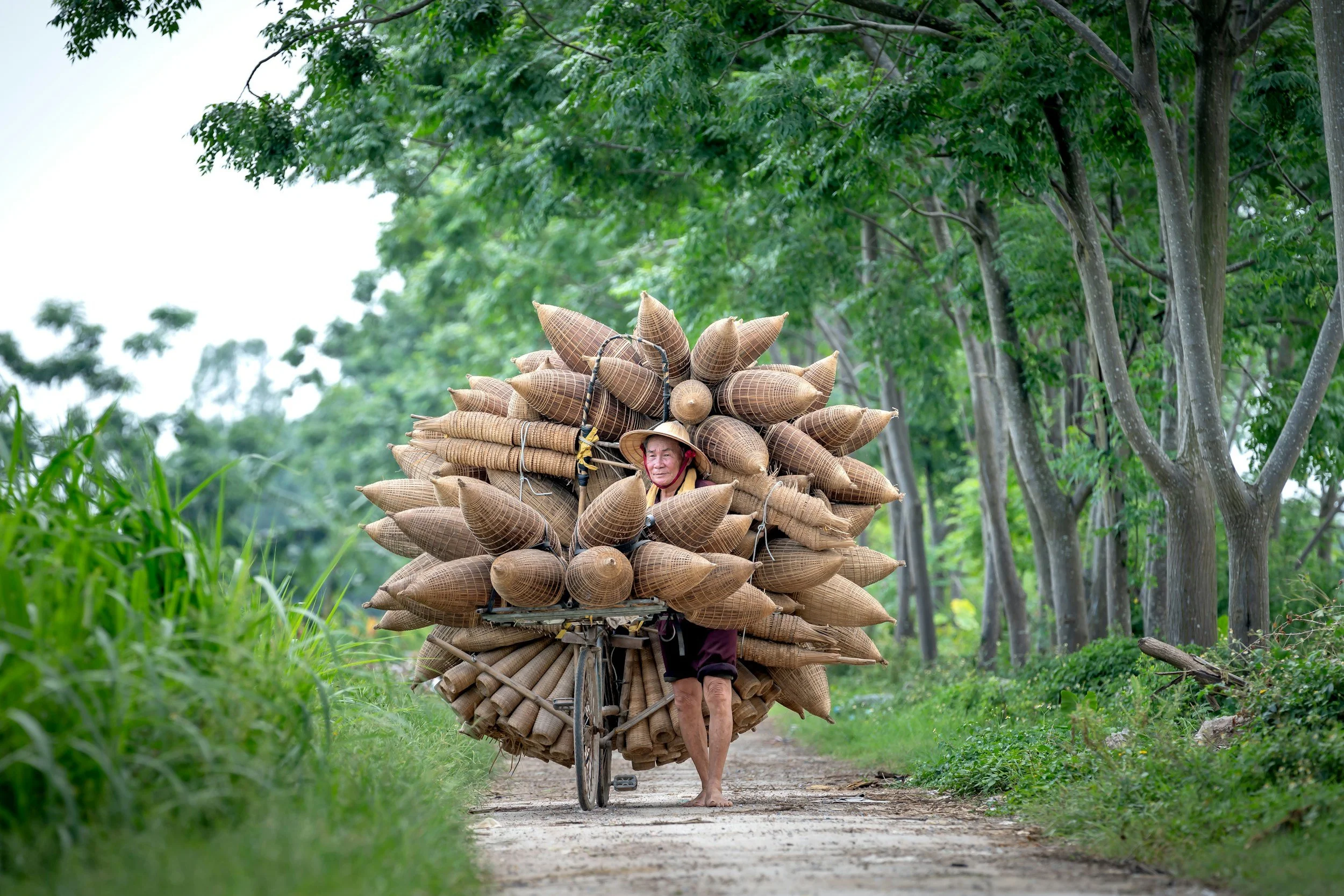 Heavy load represents surrender and laying down false guilt.