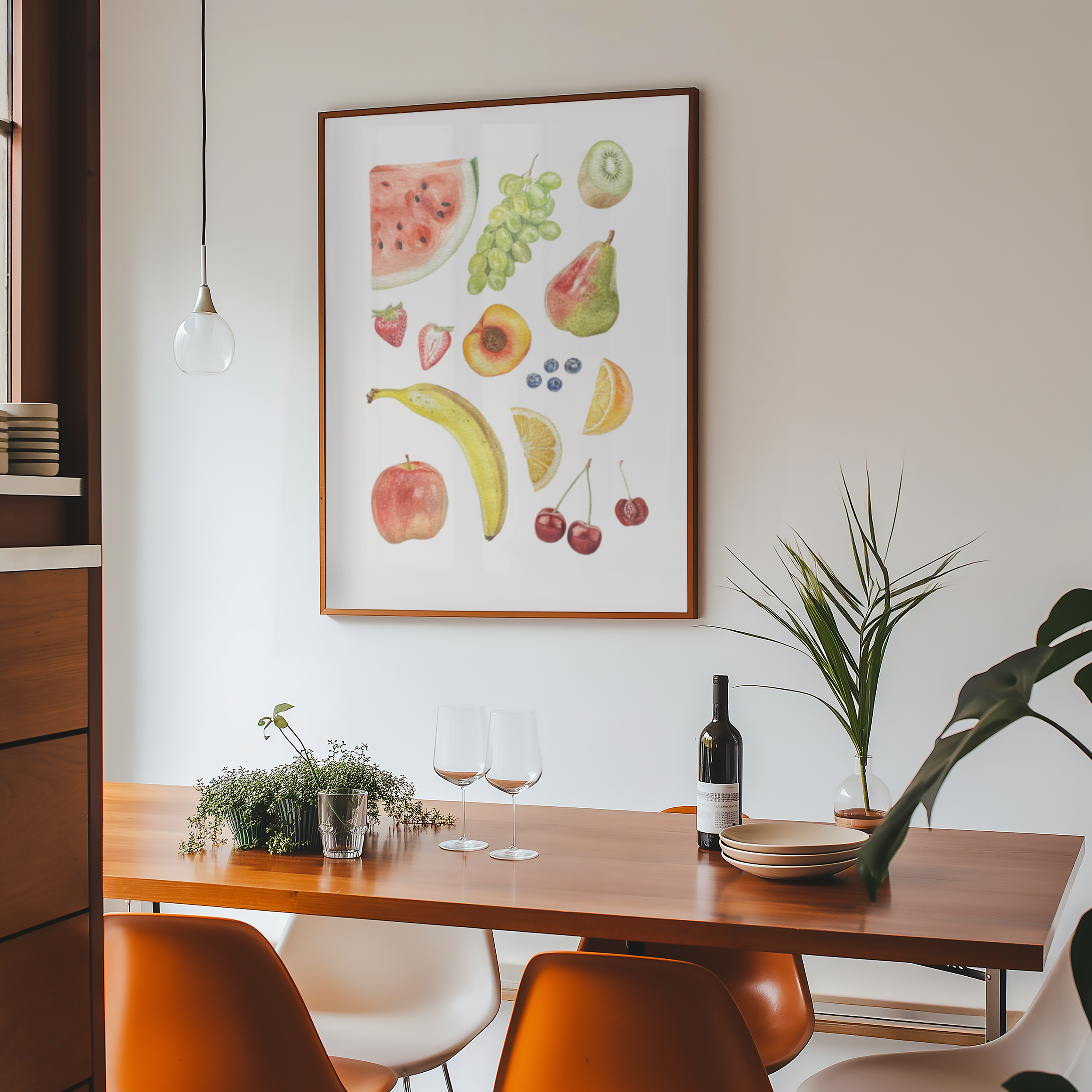 Fruit Salad, Summer Fruits - Kitchen Decor