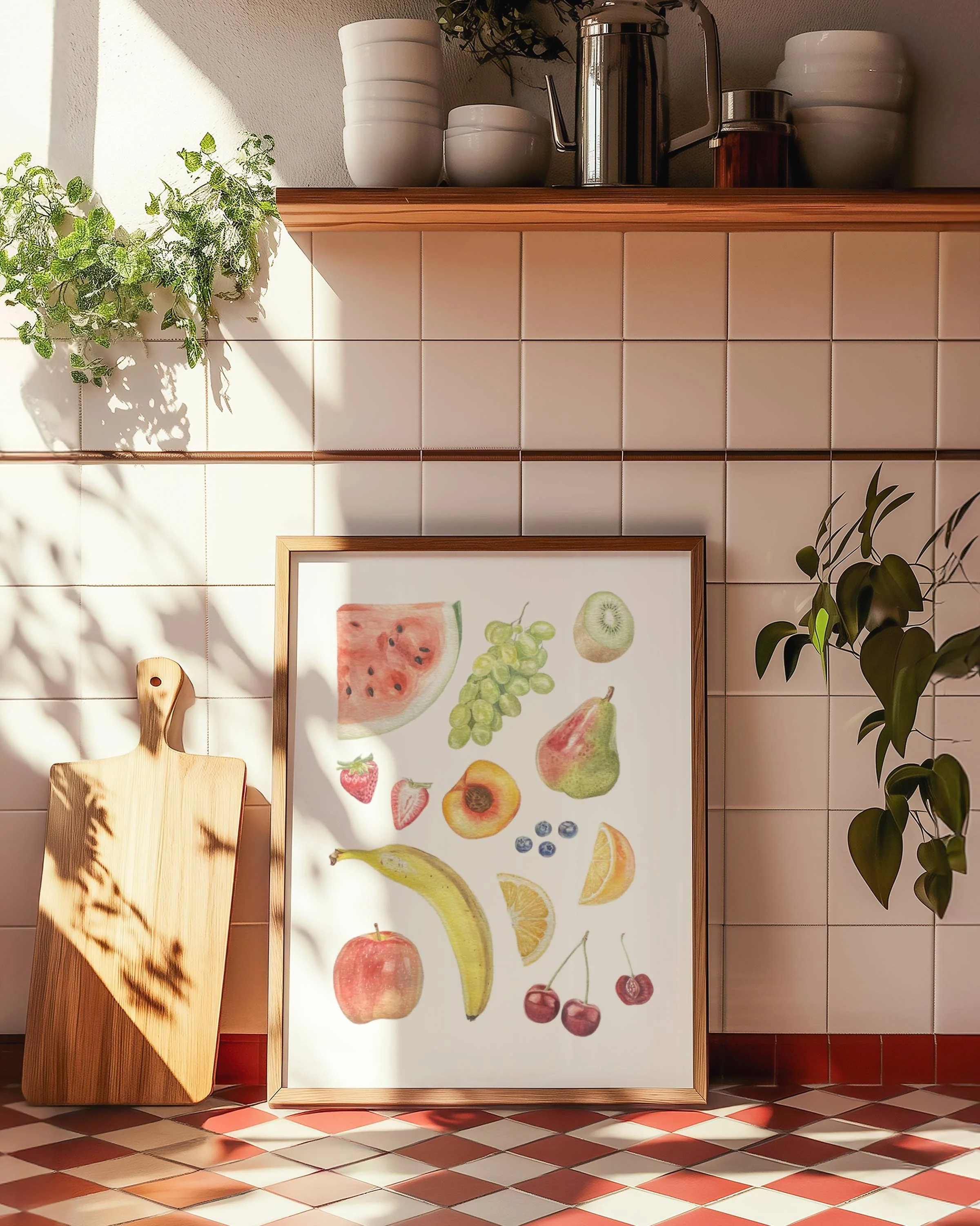 Fruit Salad, Summer Fruits - Kitchen Decor