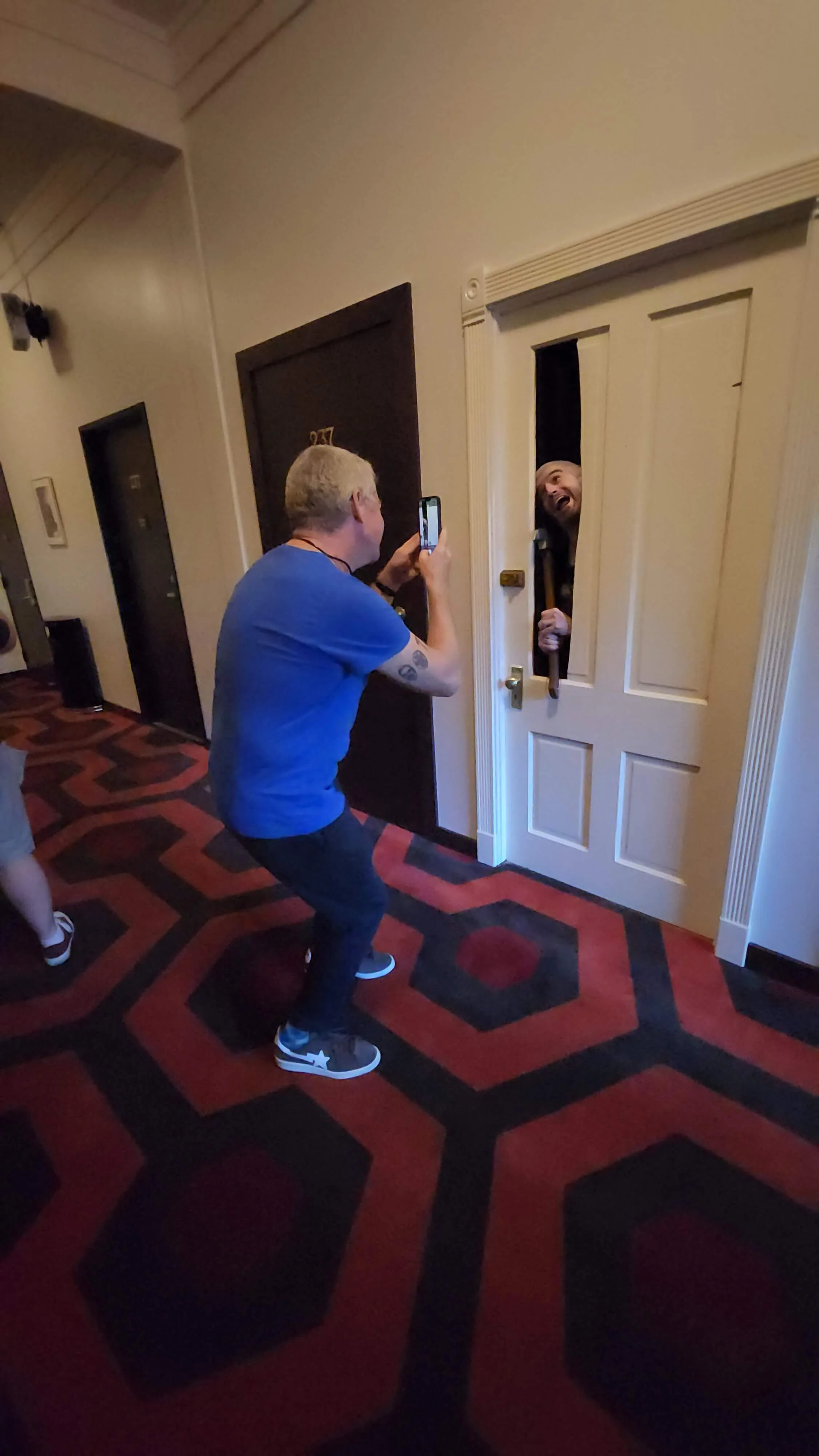 The Shining Hallway - with interactive axe and REDRUM door