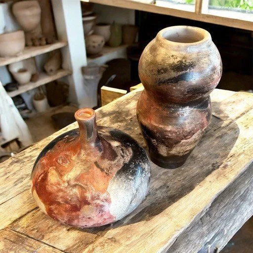 Artisan Pit Fired Pottery Collection