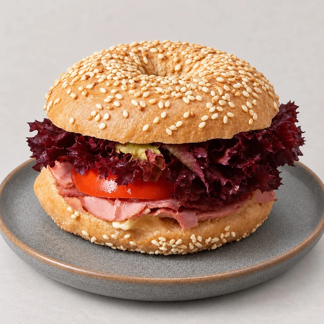Rose Beef Bagel