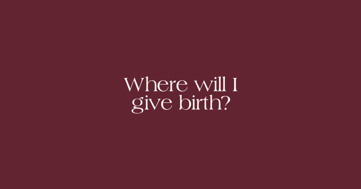 Where can I give birth in Sydney?