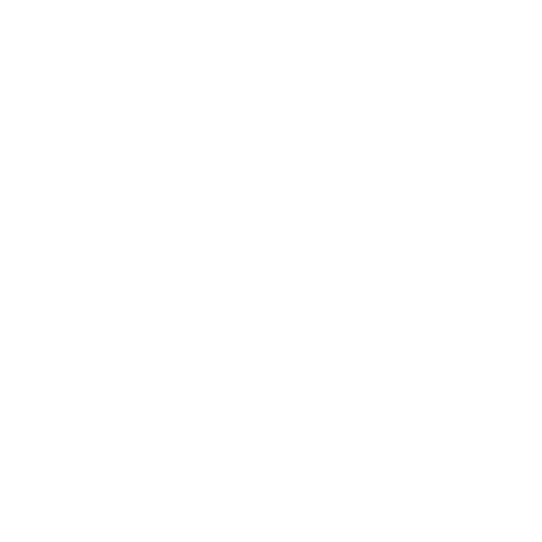 Line drawing of an alarm clock with two bells on top, set against a black background.