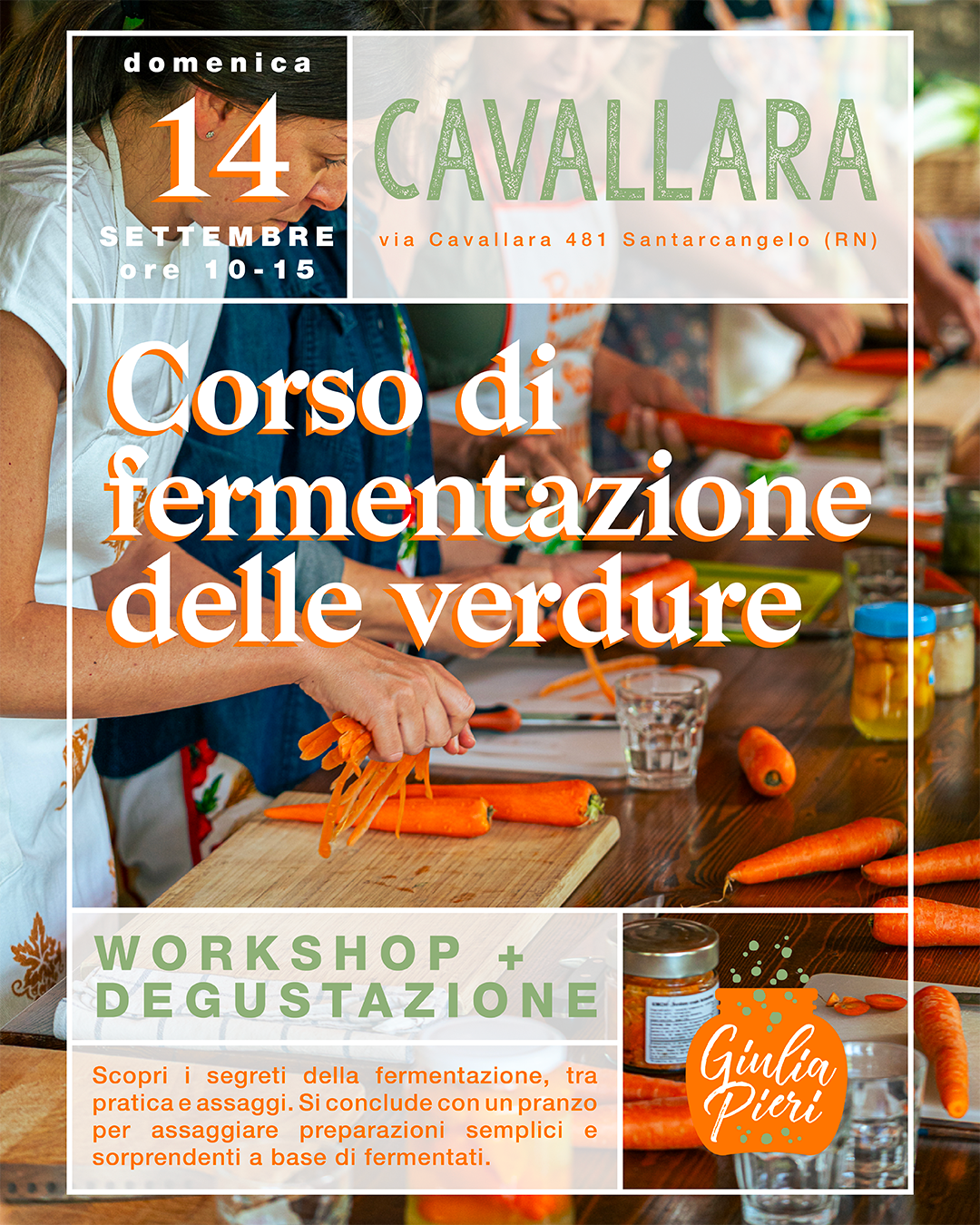 Workshop - fermentazione delle verdure