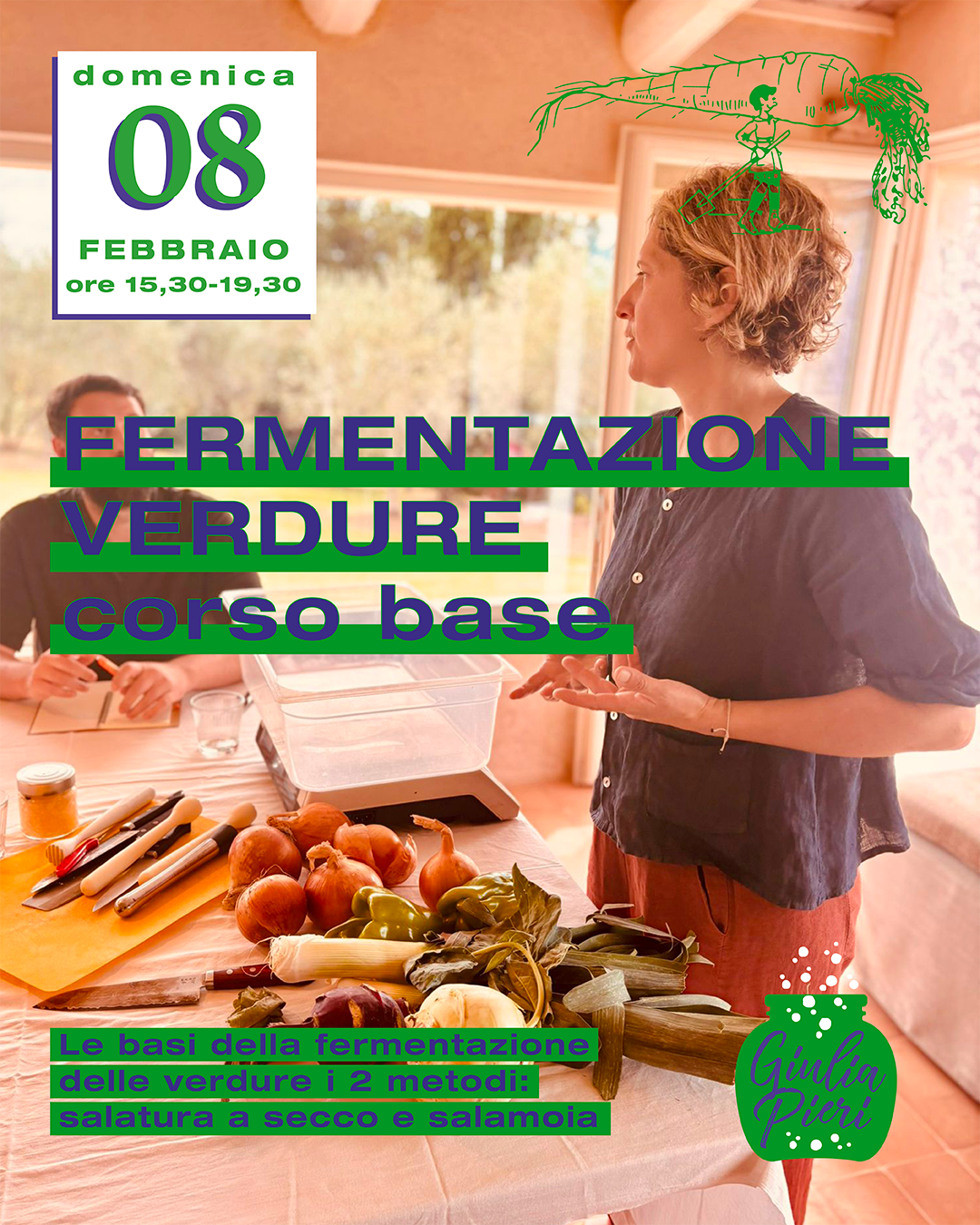 Fermentazione verdure - corso base