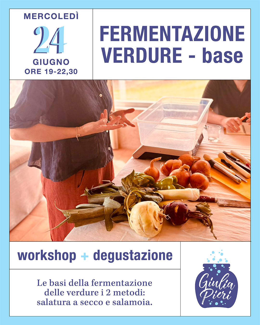 FERMENTAZIONE VERDURE corso base