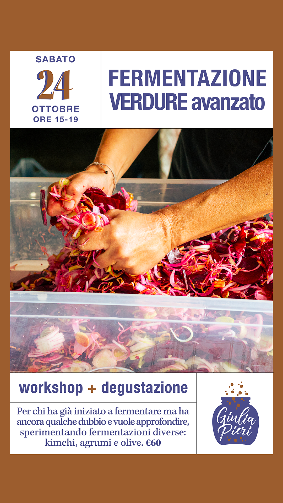 Fermentazione verdure - Corso avanzato
