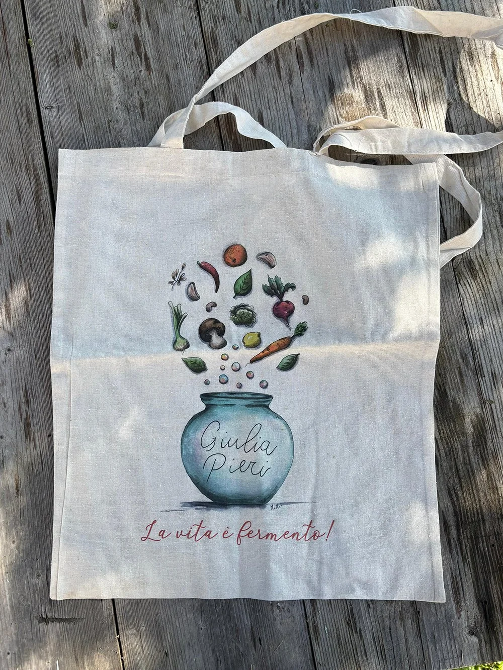 Shopping bag "La vita è fermento"
