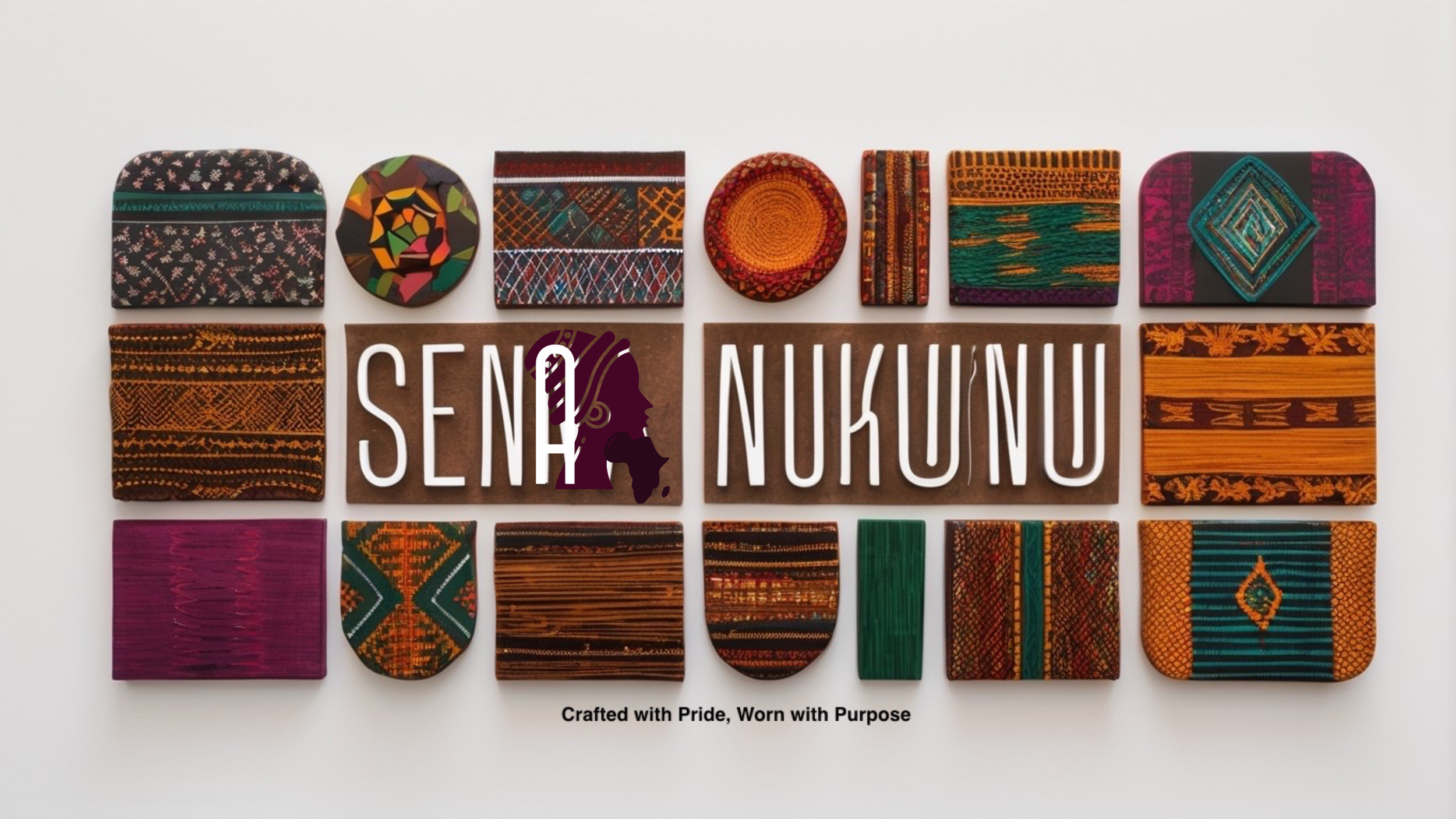 Explore Sena Nukunu: traditional African craftsmanship meets modern fashion and art, empowering artisans through sustainable opportunities. Discover collection.